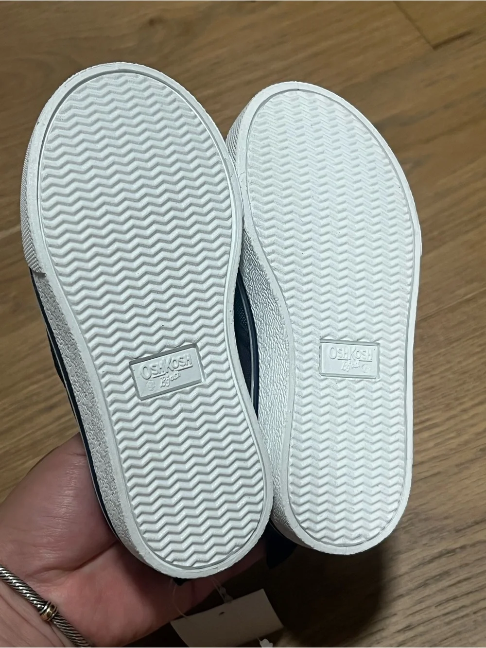 OshKosh B'gosh Toddler Slip-On Sneakers in Navy/Black